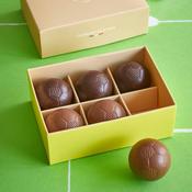 Chocolate Football Marshmallows