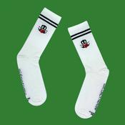 Claddagh Ring White Socks