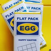 Flat Pack Egg - Happy Easter