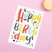 Happy Birthday - greeting card by Bláithín