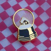 Mysterious Snow Globe Pin