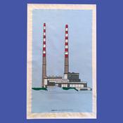 Poolbeg Chimney Tea Towel
