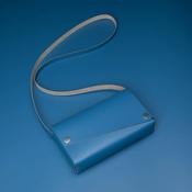 S Bag Blue - Recycled Leather