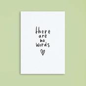 There Are No Words -  greeting card by Bláithín