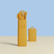 Portable bio-based cutlery - Sunflower image