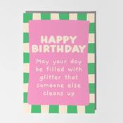 Day Full of Glitter Birthday Card image