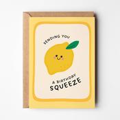 Lemon Birthday Squeeze Card image