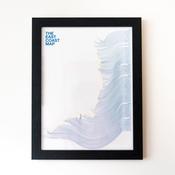 East Coast Map - 30 x 40 - Unframed