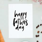 eco friendly greeting card - Happy Father's Day