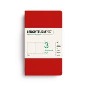 A6 tripple Pack- Plain - Cherry - Jottbook Pur - Leuchtturm1917 image