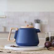 VIGGO 1l blue cast iron teapot image