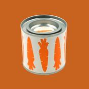 Carrot candle - carrot cake