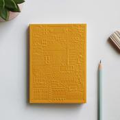 Dublin Debossed B6 Notebook - Yellow