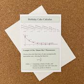 Birthday Cake Calculus