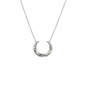 Sterling Silver Textured Torc Necklace LOJ/LJTORCTSN