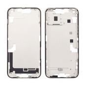 iPhone 14, Middle Frame with Side Buttons/Sim Tray - Silver - Gary’s Tech Hub