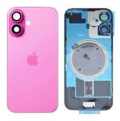 Premium, iPhone 16 Plus, Back Glass with Rear Camera Lens Cover + Fastening Piece + Wireless Charging and Back Cover Magnets + Flash Anti-Dust Mesh - Pink - Gary’s Tech Hub image