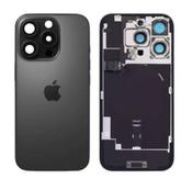 Premium, iPhone 16 Pro, Back Glass with Rear Camera Lens Cover + Fastening Piece + Wireless Charging and Back Cover Magnets + Flash Anti-Dust Mesh + NFC Wireless Charging Coil - Black Titanium - Gary’s Tech Hub image