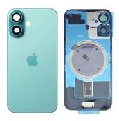 Premium, iPhone 16, Back Glass with Rear Camera Lens Cover + Fastening Piece + Wireless Charging and Back Cover Magnets + Flash Anti-Dust Mesh - Teal - Gary’s Tech Hub image