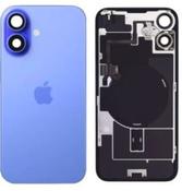 Premium, iPhone 16 Plus, Back Glass with Rear Camera Lens Cover + Fastening Piece + Wireless Charging and Back Cover Magnets + Flash Anti-Dust Mesh + NFC Wireless Charging Coil - Ultramarine - Gary’s Tech Hub