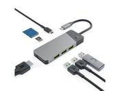 Green Cell, Adapter HUB GC Connect 7in1 (3xUSB-A 3.1, HDMI 4K, 60Hz, USB-C, PD, 85W) for Apple MacBook M1/M2, Lenovo X1, Asus ZenBook, Dell XPS - Gary’s Tech Hub
