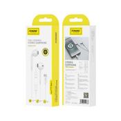 FONENG, T15 Heavy Bass Earphone (Type-C) - White - Gary’s Tech Hub image