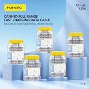 FONENG, XS06 1M Cable Display Jar Contains 30 USB-A to Micro USB (2.1A) Cables - Gary’s Tech Hub