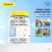 FONENG, XS06 1M Cable Display Jar Contains 30 USB-C to USB-C (60W) Cables - Gary’s Tech Hub