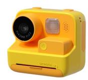 Kids Instant Print Camera, 48MP Front &amp; Rear Dual Cameras, 1080P Resolution, 4 Filters, 32GB TF Card, Yellow - Gary’s Tech Hub image