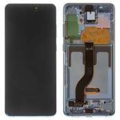 Samsung Galaxy S20 Plus, 4G/5G, 2020, SM-G985/G986, BLUE CLOUD LCD, Original Service Pack with Frame - Gary’s Tech Hub