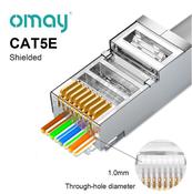OMAY CAT5 Pass Through RJ45 Modular Plug Network Connectors - Gary’s Tech Hub