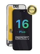 iPhone 16 Plus Screen Assembly HARD-OLED REPART PRIME IC Removable HD+ - Black - Gary’s Tech Hub image