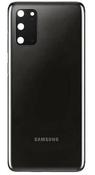 Samsung Galaxy S20 / S20 5G (SM-G980/G981) Back Cover with Camera Lens, CE Mark and Adhesive - Black - Gary’s Tech Hub