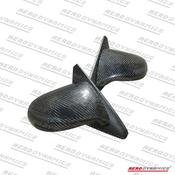 AERODYNAMICS - Honda Civic Spoon Side Mirrors Carbon [Electric] (1995-2001 2/3 Door) image