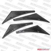 Aerodynamics Front Bumper Splitters Carbon (Universal)