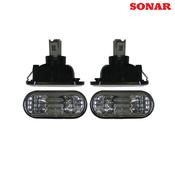 Sonar Fender Lights Chrome Flat (Civic/CRX 87-96/Del Sol/Integra 94-01/S2000) image