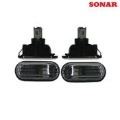 Sonar Fender Lights Black Flat (Civic/CRX 87-96/Del Sol/Integra 94-01/S2000) image