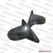 Aerodynamics Side Mirrors Carbon Spoon (Manual) (Civic 95-01 2/3dr) image