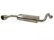 SRS Axleback System Stainless Steel Single (Civic 87-91 3dr/CRX 87-93) image