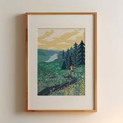 The Spinc Glendalough A4 Print image