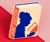 Jane Austen Book Pin
