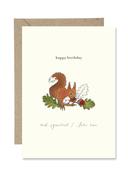 Happy Birthday Squirrel (Paper Gull)