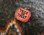 Trick or Treat Pumpkin Pin image