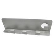 WALL-MOUNT SHELF WITH HOOKS image