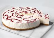 White Chocolate &amp;amp; Raspberry Cheesecake - 12 Portions