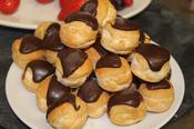 Cream Filled Chocolate Profiteroles - Box of 60