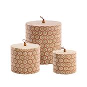Amilly Box in Bamboo Coral Blush and Cream