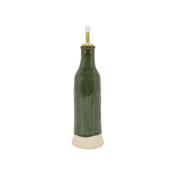 Bottle with Bottle Pourer Olive