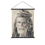 Hanging Canvas with Man