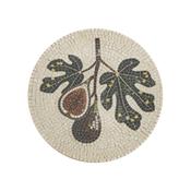Chartres Plate in Mosaic with Figs image